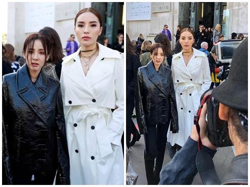 Hội ngộ ở Paris Fashion Week, Kỳ Duyên 'đánh sập' mỹ nhân không tuổi Dara cả thần thái lẫn vóc dáng