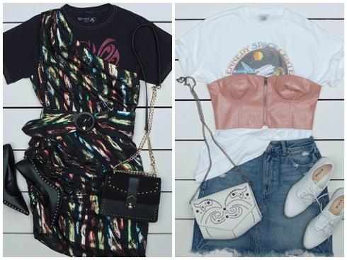 'Tất tần tật' bí kíp mix áo thun in hình siêu cute cho nàng thêm xinh, thêm trẻ ngày thu