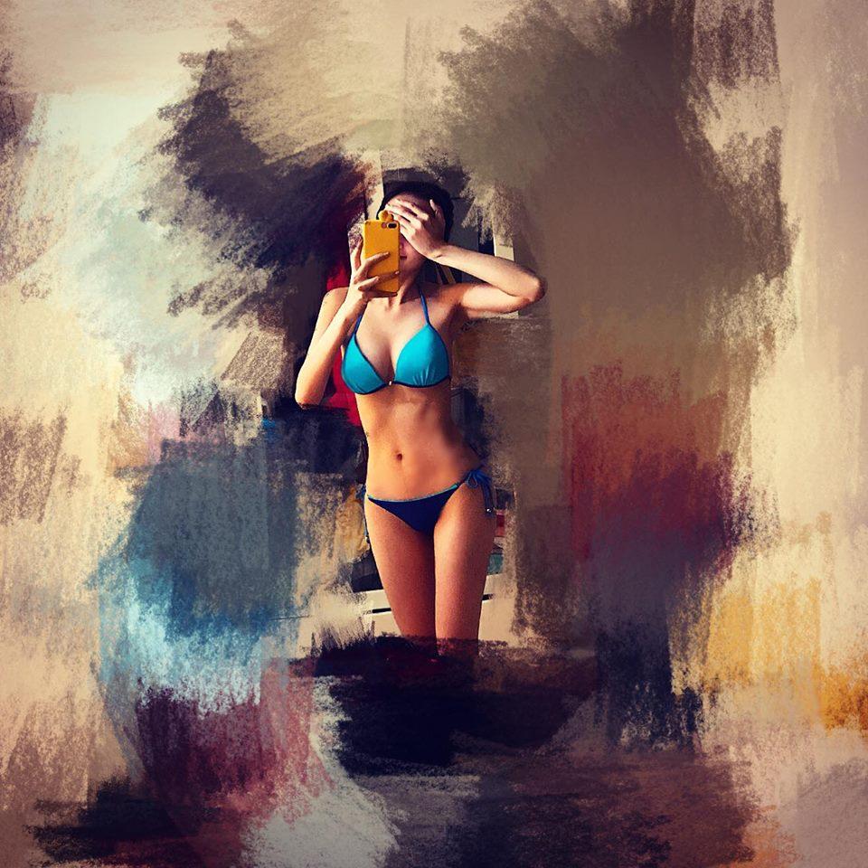 Diễm Hương phô diễn hình thể với bikini mặc nghi vấn đập mặt xây lại-1