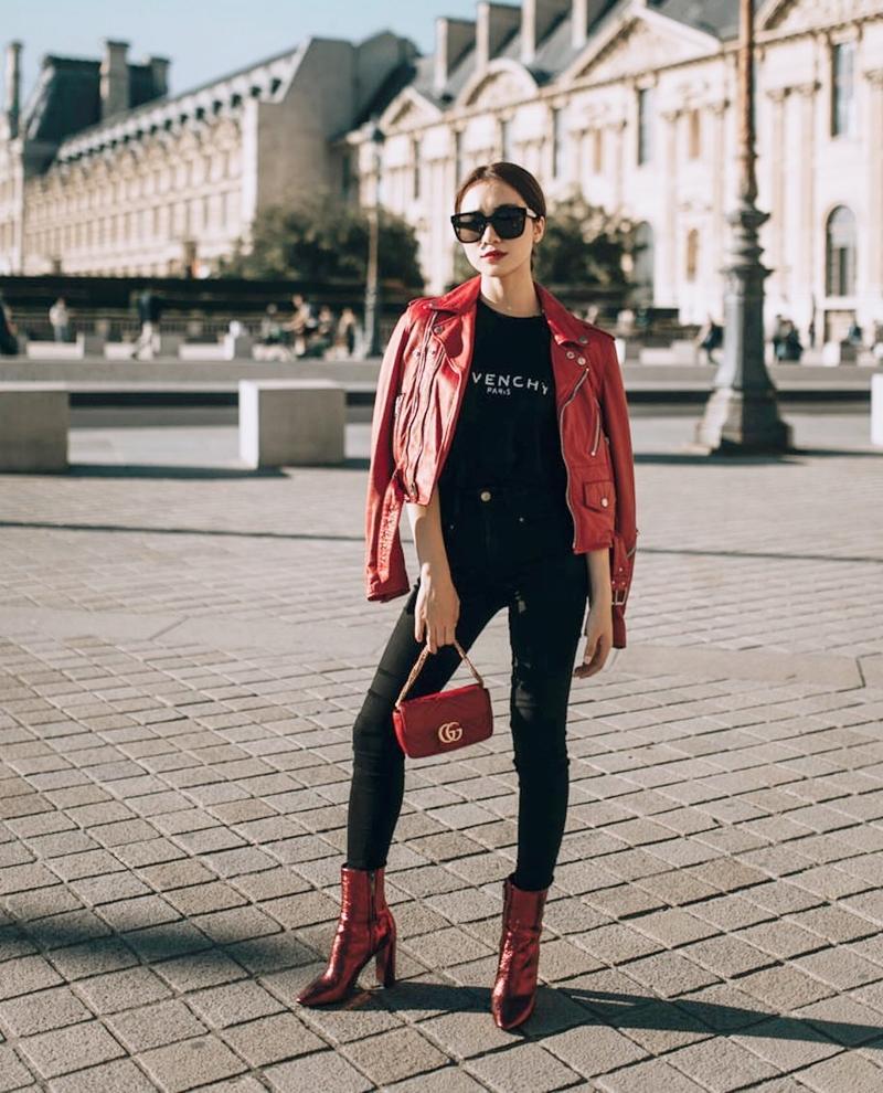 Thúy Vi tự tin phô trương eo thon ngực khủng - Hòa Minzy khoe street style chất lừ ở Paris-5