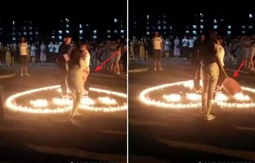 Đang tỏ tình lãng mạn, chàng trai bị bạn gái cũ chạy đến bóc phốt-2