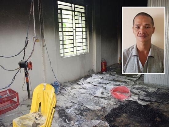 Thái Nguyên: Mâu thuẫn tình cảm, gã thợ sơn đốt người tình trong quán tẩm quất