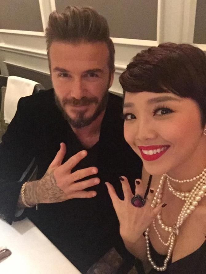 Mỹ nhân Việt nào sở hữu nhan sắc xứng đôi nhất khi chụp hình cùng cựu danh thủ David Beckham?-5