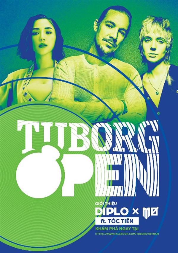 Diplo &MØ kết hợp cùng Tóc Tiên trong Tuborg Open 2018-1