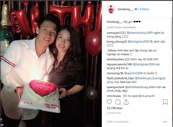 Đồng đội đồng loạt gọi tên Đình Trọng khi Bùi Tiến Dũng công khai người yêu-4