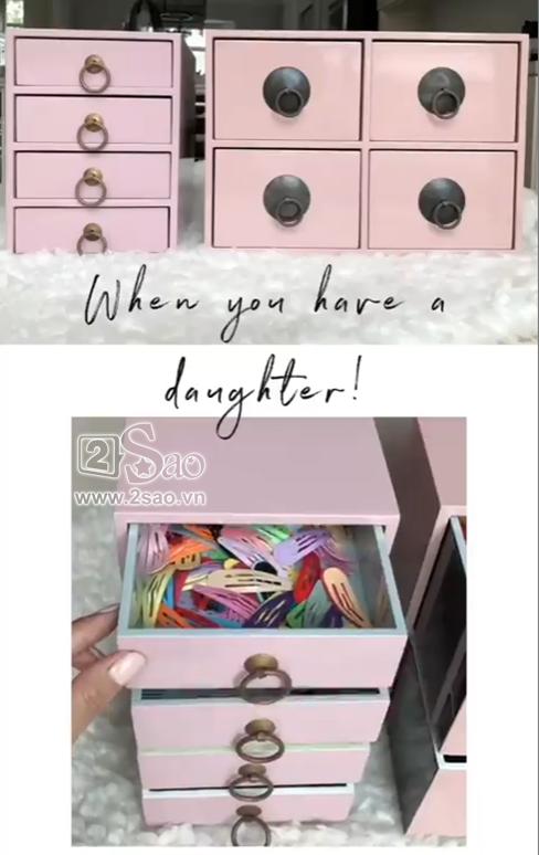 Tiểu công chúa vừa tròn 1 tuổi, Tăng Thanh Hà làm điệu cho con bằng tủ phụ kiện nhiều không đếm xuể-2