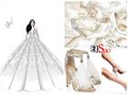 Không chỉ đầu tư váy cưới, Lan Khuê còn chi gần 100 triệu cho 3 đôi giầy cưới đẹp như cổ tích