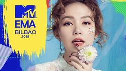 Minh Hằng đại diện Việt Nam tại giải thưởng âm nhạc hàng đầu thế giới MTV EMA 2018