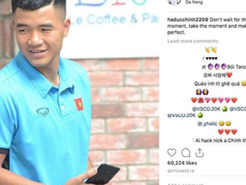 Hà Đức Chinh khoe đạt danh hiệu Cầu thủ xuất sắc, Đình Trọng vào thả tim khen handsome không ngớt-7