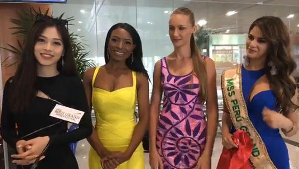 Vừa đặt chân tới Myanmar, Á hậu Bùi Phương Nga trả lời phỏng vấn tiếng Anh tự tin như thi đấu sân nhà-2