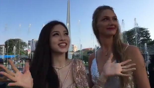 Không chỉ nói tiếng Anh lưu loát, Á hậu Bùi Phương Nga còn tạo dáng xuất thần tại Miss Grand 2018-6