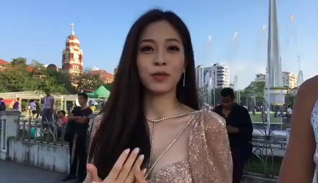Không chỉ nói tiếng Anh lưu loát, Á hậu Bùi Phương Nga còn tạo dáng xuất thần tại Miss Grand 2018-3