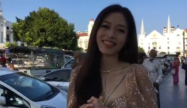 Không chỉ nói tiếng Anh lưu loát, Á hậu Bùi Phương Nga còn tạo dáng xuất thần tại Miss Grand 2018-4