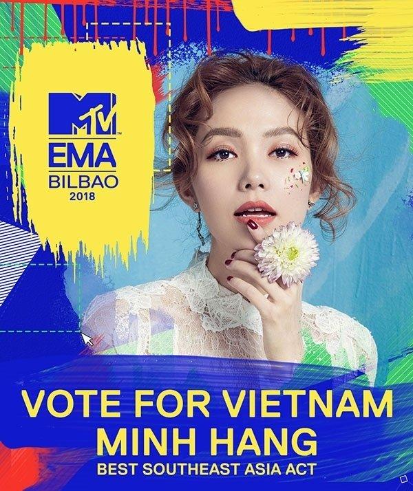 Sau nhiều ngày bình chọn, Minh Hằng trắng tay tại đề cử Nghệ sĩ Đông Nam Á xuất sắc MTV EMA 2018-5