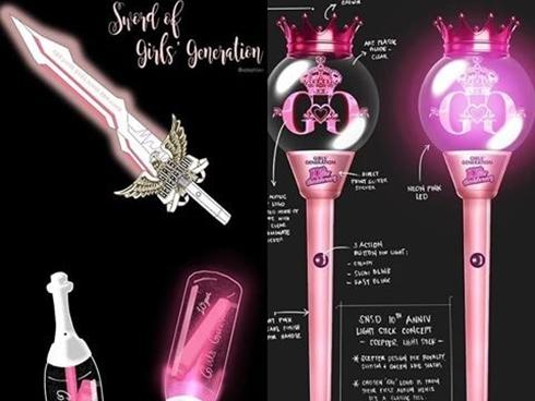 Lightstick SNSD ra lò sau 11 năm, fan chê giống… xương đùi gà