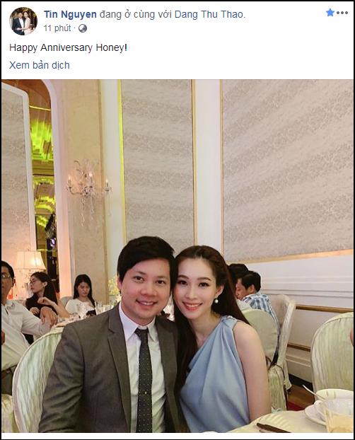 Đúng dịp kỷ niệm một năm ngày cưới, Đặng Thu Thảo lần đầu khoe ảnh tổ ấm trọn vẹn với 3 thành viên-2