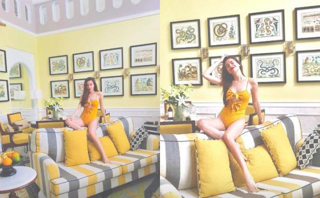 Đẳng cấp Hồ Ngọc Hà: Chỉ đi bơi thôi cũng phải trang điểm, bôi son thật kỹ-6