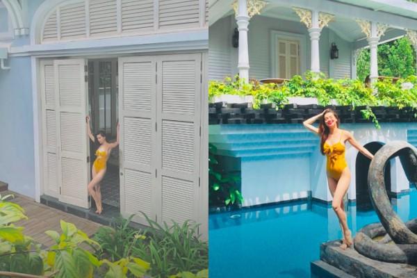 Đẳng cấp Hồ Ngọc Hà: Chỉ đi bơi thôi cũng phải trang điểm, bôi son thật kỹ-7