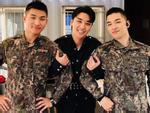 Bộ ba Big Bang Seungri, Taeyang, Daesung hội ngộ trong quân đội