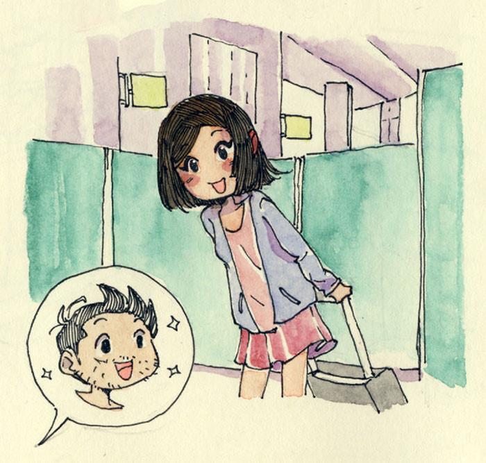 Bộ tranh ngày gặp gỡ đầy cảm xúc của những người yêu xa-3