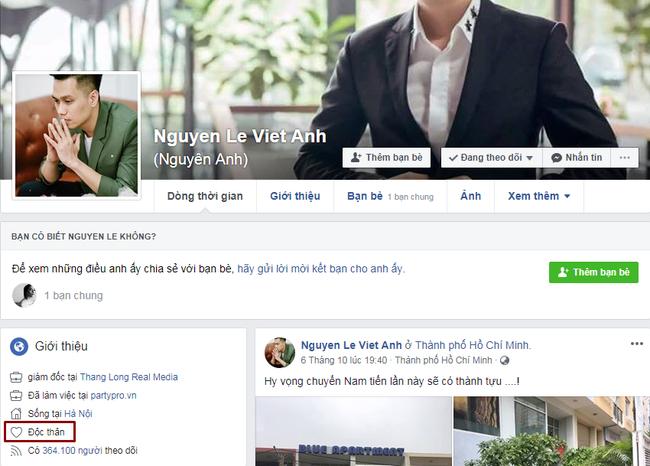 Bỗng nhiên cùng để chế độ độc thân trên Facebook, vợ chồng diễn viên Việt Anh bị nghi rạn nứt-3