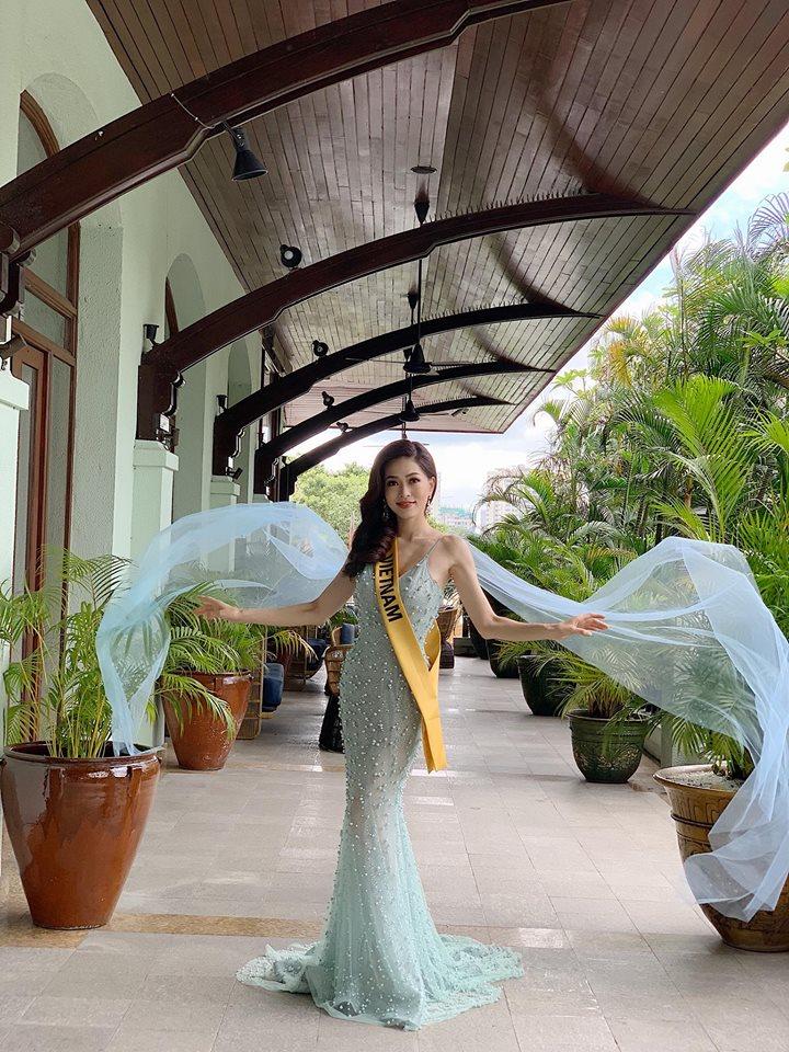 Không chỉ giới thiệu đầy khí chất, Bùi Phương Nga còn tung váy xuất thần tại Miss Grand International 2018-9