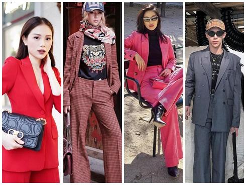 Dàn hot-face Việt chẳng hẹn mà gặp cùng lăng-xê mốt suit ngày gió về: Người phá cách - nàng gợi cảm