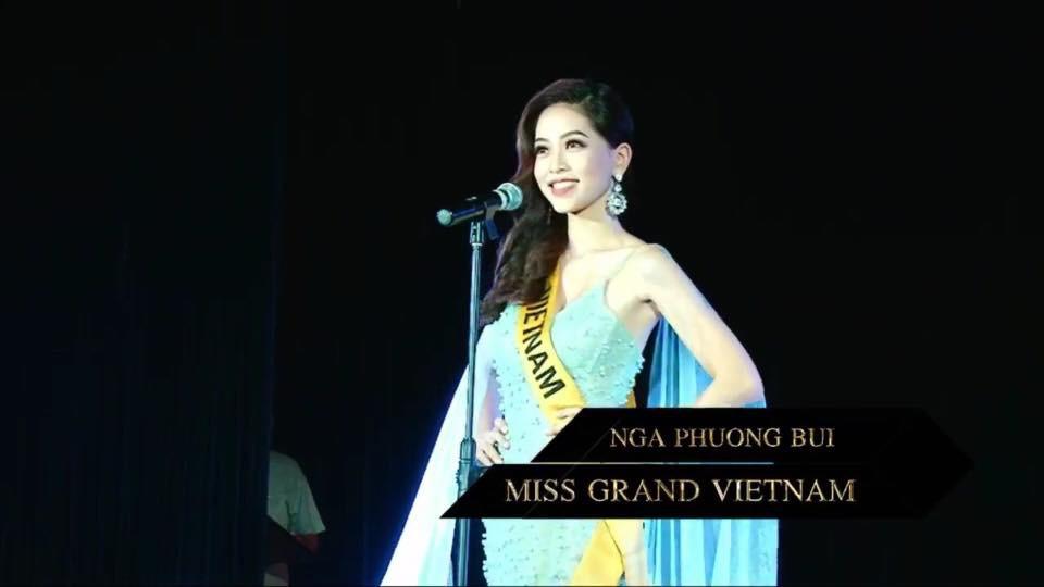 Sự thật có phải Á hậu Bùi Phương Nga bị bạn cùng phòng chơi xấu tại Miss Grand International 2018?-1