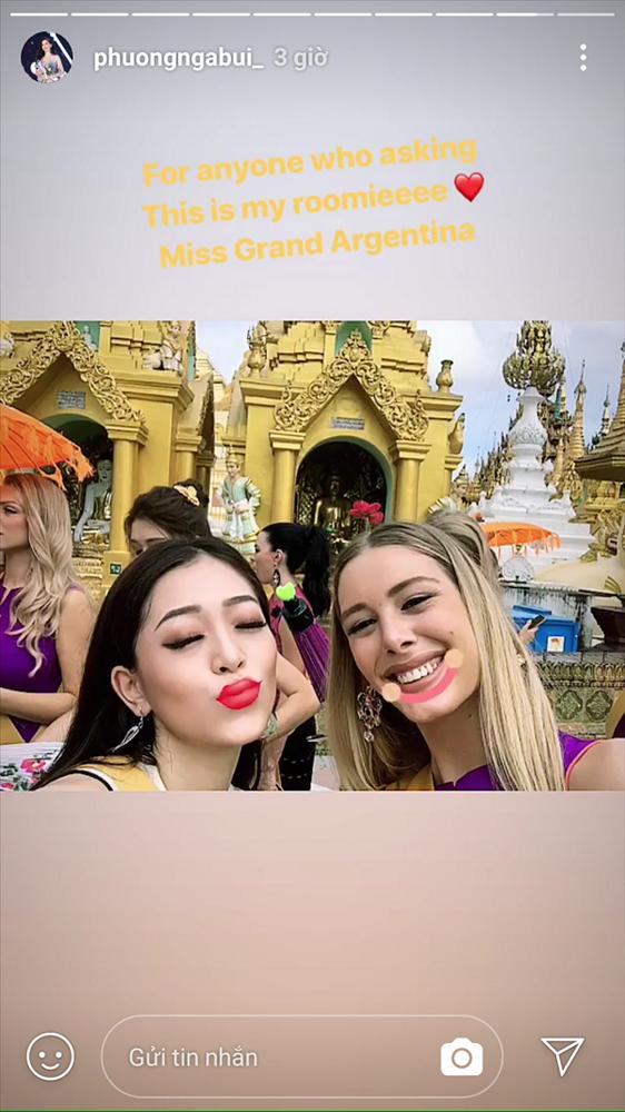 Sự thật có phải Á hậu Bùi Phương Nga bị bạn cùng phòng chơi xấu tại Miss Grand International 2018?-6