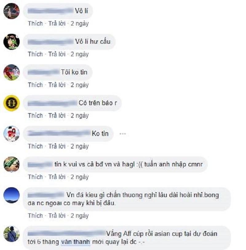 Cổ động viên sốc, cho rằng Văn Thanh bị đứt dây chằng và không thể thi đấu tại AFF Cup là quá vô lý-2