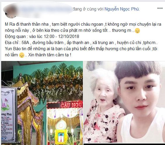 Bạn bè, người thân shock nặng trước sự ra đi của Nguyễn Ngọc Phú - chàng cháu trai hiếu thảo của bà ngoại xì tin-4