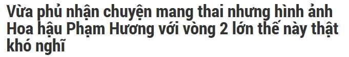 Vận đen đeo bám Phạm Hương khi ảnh hoa hậu bụng to như mang bầu năm 2016 bị dân mạng đào mộ-4