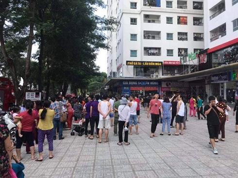 Cháy máy giặt trên tầng 31, hàng trăm cư dân HH Linh Đàm bỏ chạy