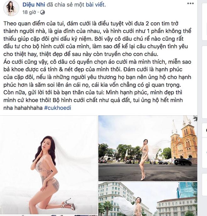 Diệu Nhi bị chê vô trách nhiệm vì khen ảnh phản cảm của Sĩ Thanh-2