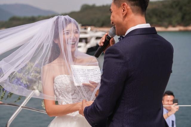 Lễ cưới trên du thuyền của tài tử TVB và người đẹp kém 13 tuổi-5