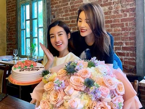 Hoa hậu Mỹ Linh cảm ơn 'bạn yêu' Kỳ Duyên đã tổ chức sinh nhật cho cô