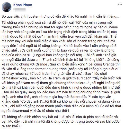 Karik bức xúc vì bị giới thiệu ca sĩ tham gia cuộc thi bolero-2