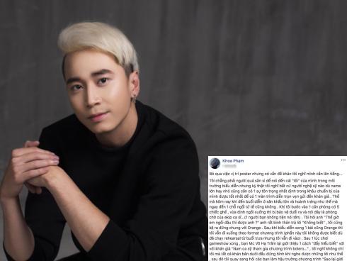 Karik bức xúc vì bị giới thiệu 'ca sĩ tham gia cuộc thi bolero'