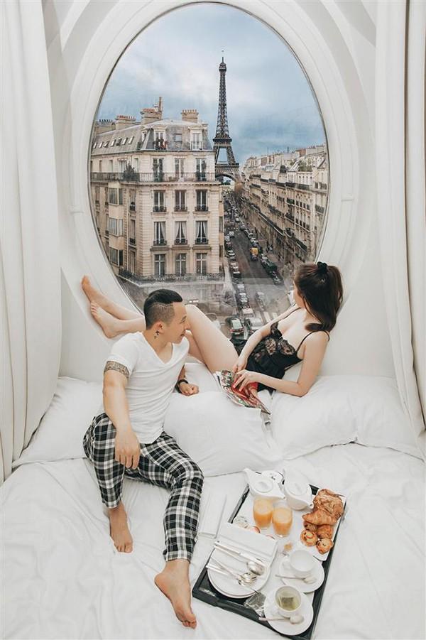 Bị mỉa mai chỉ vì sống ảo mà cả nước Pháp phải ngủ yên, Ngọc Trinh thách: Cứ qua Paris chụp rồi biết-1