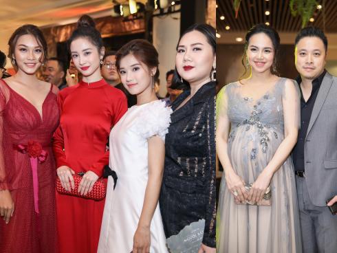 Đinh Ngọc Diệp 'vác' bụng bầu - Jun Vũ kín đáo hội ngộ nhóm Ngựa hoang tại sự kiện ra mắt phim 'Người bất tử'
