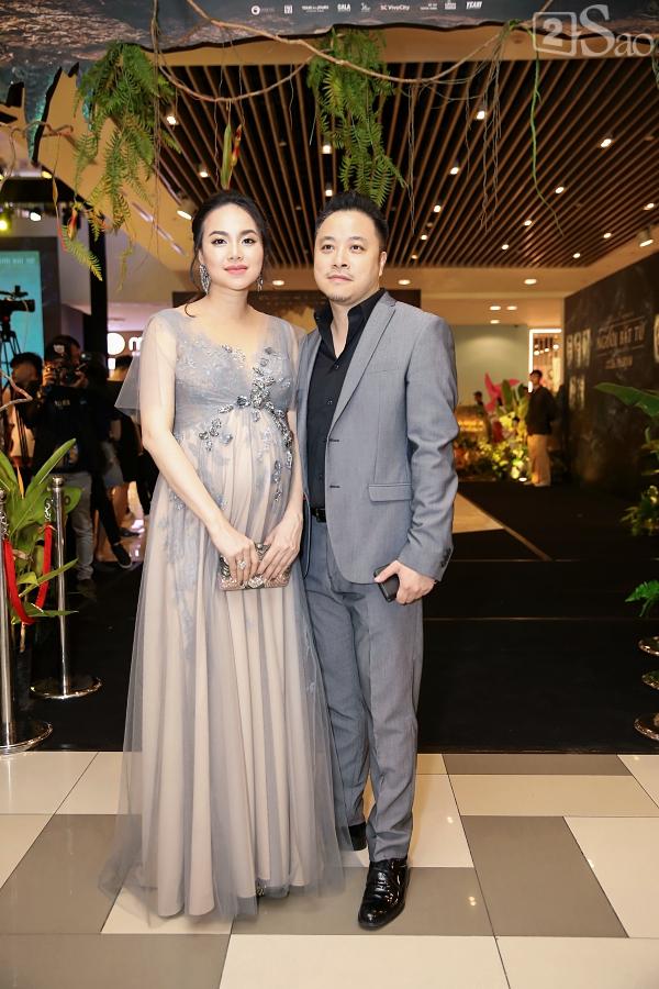 Đinh Ngọc Diệp vác bụng bầu - Jun Vũ kín đáo hội ngộ nhóm Ngựa hoang tại sự kiện ra mắt phim Người bất tử-1