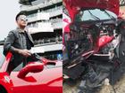 'Ngựa chiến' Ferrari 16 tỷ đồng của Tuấn Hưng bị nghi tai nạn thảm khốc trên quốc lộ Việt Trì - Phú Thọ