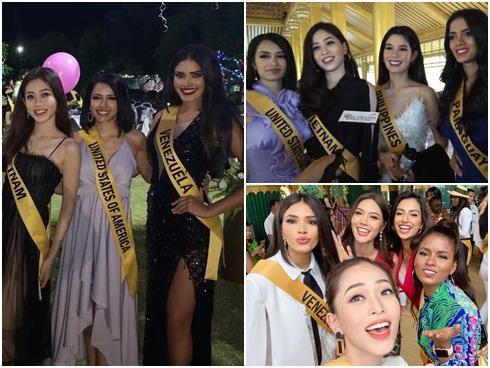 CHỌN BẠN MÀ CHƠI như Á hậu Bùi Phương Nga: Kết giao toàn nhan sắc 'nặng ký' tại Miss Grand 2018