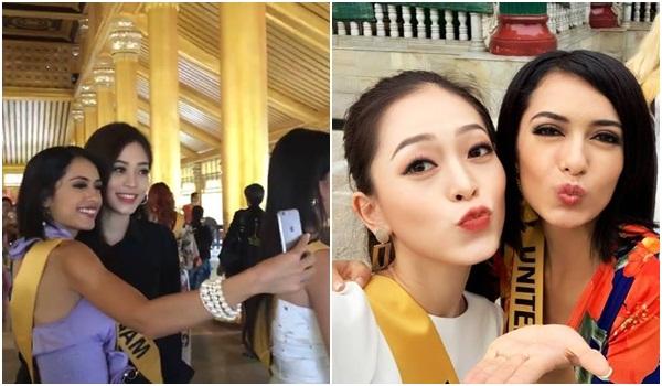 CHỌN BẠN MÀ CHƠI như Á hậu Bùi Phương Nga: Kết giao toàn nhan sắc nặng ký tại Miss Grand 2018-7