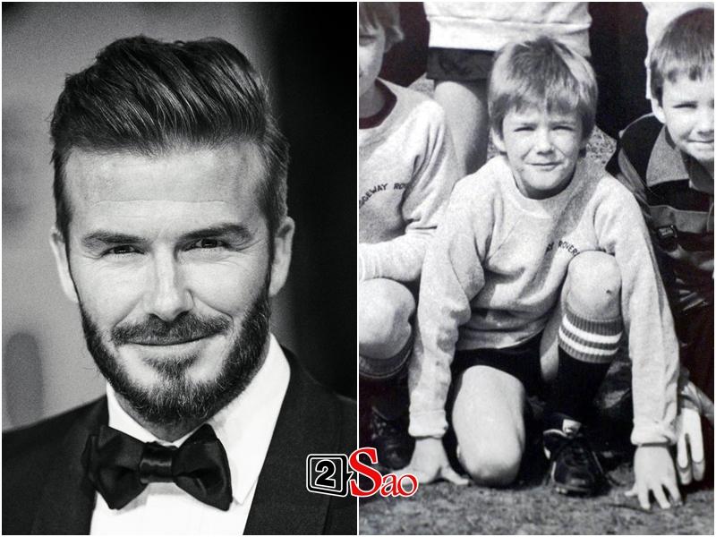 Niềm đam mê bóng đá đã ăn sâu vào máu thịt Beckham khi còn là một cậu nhóc vắt mũi chưa sạch.