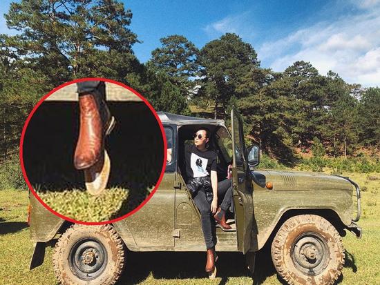 Phản ứng bất ngờ của fan khi Tăng Thanh Hà khoe ảnh 'so deep' nhưng giày bung cả đế