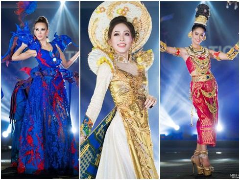 Bùi Phương Nga tỏa sáng với màn hất tóc xuất thần khi trình diễn bikini tại Miss Grand 2018-5