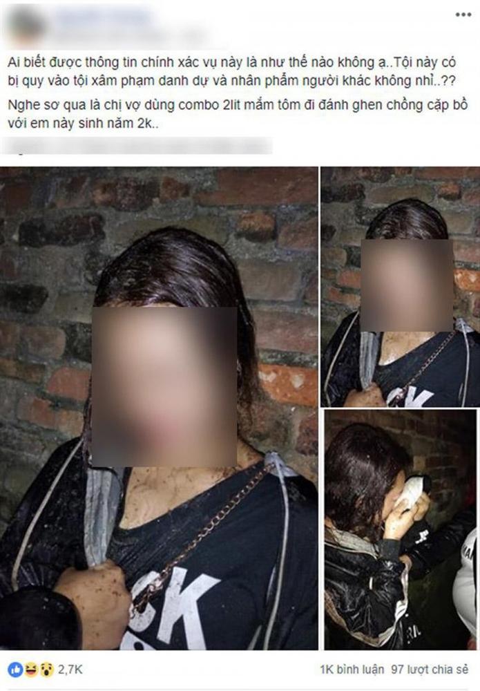 Vụ hot girl Bắc Ninh bị đánh ghen hắt 2 lít mắm tôm lên người: Nhiều thông tin trái ngược-1