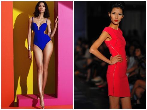 Trước khi sở hữu body đẹp như tạc, Hoàng Thùy từng có thời gầy trơ xương ngực-7