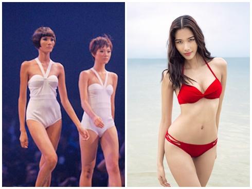 Trước khi sở hữu body đẹp như tạc, Hoàng Thùy từng có thời gầy trơ xương ngực-6